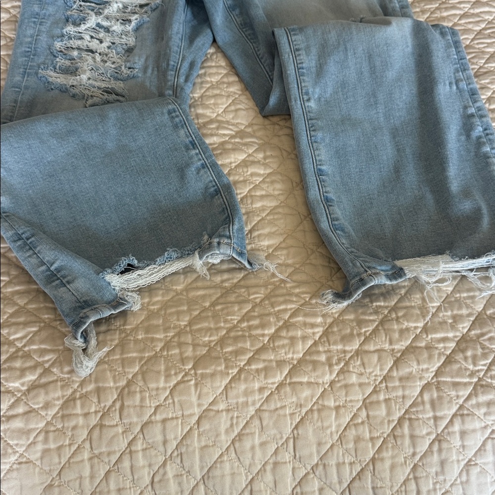 American Eagle Curvy 12S High Waisted Skinny Kick Jeans - Picture 5 of 7